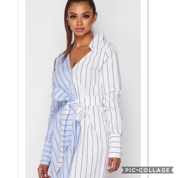 Button Down Shirt-Sky Blue & White - Picture 4 of 4